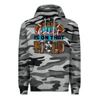 Slate Camo my heart is on that field football Premium Hoodie - RanaPortraitStore