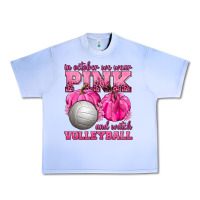 Grape Ice In October We Wear Pink and Watch Volleyball Urban Heavy Tee - texasbilliewilder