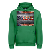 Emerald papa metal and american flag tumbler Urban Hoodie - BarkalooDesign