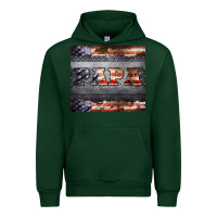 Forest Green papa metal and american flag tumbler Urban Hoodie - BarkalooDesign