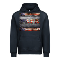 Navy papa metal and american flag tumbler Urban Hoodie - BarkalooDesign