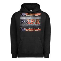 Pigment Black papa metal and american flag tumbler Urban Hoodie - BarkalooDesign