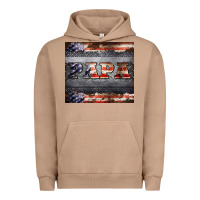Papa Metal And American Flag Tumbler Urban Hoodie | Teevron