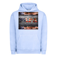 Pigment Grape Ice papa metal and american flag tumbler Urban Hoodie - BarkalooDesign