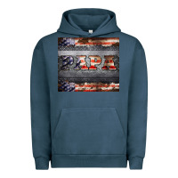 Pigment Midnight Navy papa metal and american flag tumbler Urban Hoodie - BarkalooDesign