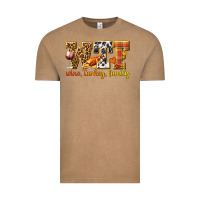 Vintage Coffee WTF Wine Turkey Family Vintage Tee - texasbilliewilder
