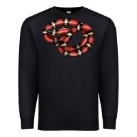 Black milk snake Premium Sweatshirt - LillyAllenDesigns
