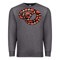 Charcoal Heather milk snake Premium Sweatshirt - LillyAllenDesigns