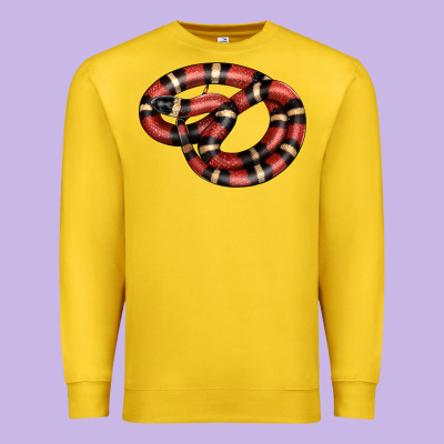 Milk Snake Premium Sweatshirt Designed By Lillyallendesigns