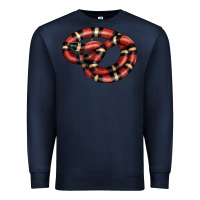 Navy milk snake Premium Sweatshirt - LillyAllenDesigns