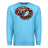 Ocean Blue milk snake Premium Sweatshirt - LillyAllenDesigns
