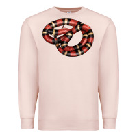 Pale Pink milk snake Premium Sweatshirt - LillyAllenDesigns