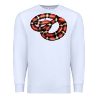 White milk snake Premium Sweatshirt - LillyAllenDesigns