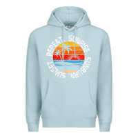 Blue Mist sunrise sunburn sunset repeat retro vintage gift vacation t shirt Premium Hoodie - tuanDangUi