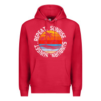 Cardinal sunrise sunburn sunset repeat retro vintage gift vacation t shirt Premium Hoodie - tuanDangUi