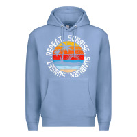 Colony Blue sunrise sunburn sunset repeat retro vintage gift vacation t shirt Premium Hoodie - tuanDangUi
