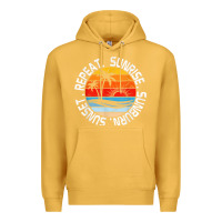 Mustard sunrise sunburn sunset repeat retro vintage gift vacation t shirt Premium Hoodie - tuanDangUi