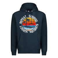 Navy sunrise sunburn sunset repeat retro vintage gift vacation t shirt Premium Hoodie - tuanDangUi