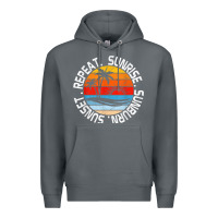 Rock sunrise sunburn sunset repeat retro vintage gift vacation t shirt Premium Hoodie - tuanDangUi