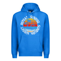 True Royal sunrise sunburn sunset repeat retro vintage gift vacation t shirt Premium Hoodie - tuanDangUi