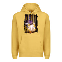 Antique Gold Francis Bacon Screaming Pope painting art lover gift  1 Premium Hoodie - tuanDangUi