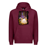 Burgundy Francis Bacon Screaming Pope painting art lover gift  1 Premium Hoodie - tuanDangUi