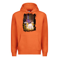 Carrot Francis Bacon Screaming Pope painting art lover gift  1 Premium Hoodie - tuanDangUi