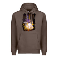 Coffee Francis Bacon Screaming Pope painting art lover gift  1 Premium Hoodie - tuanDangUi