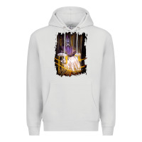 Dove Grey Francis Bacon Screaming Pope painting art lover gift  1 Premium Hoodie - tuanDangUi