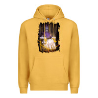 Mustard Francis Bacon Screaming Pope painting art lover gift  1 Premium Hoodie - tuanDangUi