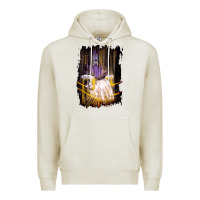 Oatmeal Heather Francis Bacon Screaming Pope painting art lover gift  1 Premium Hoodie - tuanDangUi