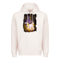 Pale Pink Francis Bacon Screaming Pope painting art lover gift  1 Premium Hoodie - tuanDangUi