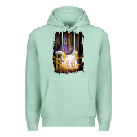 Seafoam Francis Bacon Screaming Pope painting art lover gift  1 Premium Hoodie - tuanDangUi