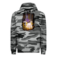 Slate Camo Francis Bacon Screaming Pope painting art lover gift  1 Premium Hoodie - tuanDangUi