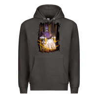 Smoke Francis Bacon Screaming Pope painting art lover gift  1 Premium Hoodie - tuanDangUi