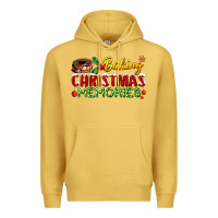 Antique Gold baking christmas memories Premium Hoodie - FaDigitalArtStudio