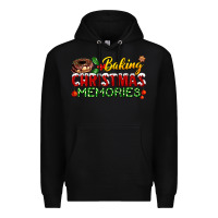 Black baking christmas memories Premium Hoodie - FaDigitalArtStudio