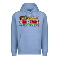 Colony Blue baking christmas memories Premium Hoodie - FaDigitalArtStudio