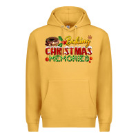 Mustard baking christmas memories Premium Hoodie - FaDigitalArtStudio