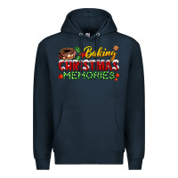 Navy baking christmas memories Premium Hoodie - FaDigitalArtStudio