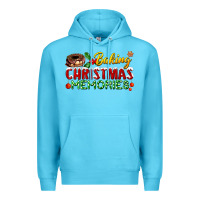 Ocean Blue baking christmas memories Premium Hoodie - FaDigitalArtStudio