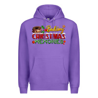 Purple baking christmas memories Premium Hoodie - FaDigitalArtStudio