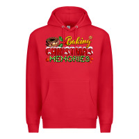Red baking christmas memories Premium Hoodie - FaDigitalArtStudio