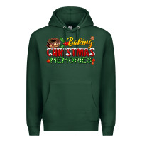 Sports Green baking christmas memories Premium Hoodie - FaDigitalArtStudio