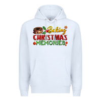 White baking christmas memories Premium Hoodie - FaDigitalArtStudio