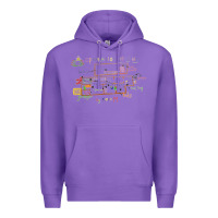 Purple operation ho ho ho Premium Hoodie - tuanDangUi