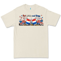 Bone red white and boozy libbey glass Premium Tee - RanaPortraitStore