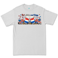 Dove Grey red white and boozy libbey glass Premium Tee - RanaPortraitStore