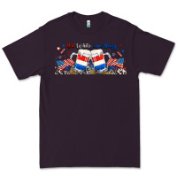 Plum red white and boozy libbey glass Premium Tee - RanaPortraitStore