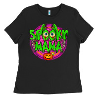 Black spooky mama Ladies Tee - BundleAndBundleShop